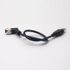 M12 17 Pin Cable Um código feminino angular para USB tipo um cabo reto masculino monta Unshiled 1M AWG26