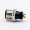 M12 Connector 5 pin Male Straight Overmolded Solder Cup Unshielded A code