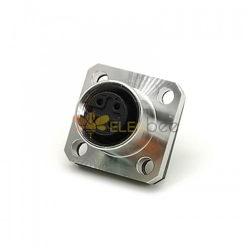 M12 Panel Receptacles A Code Straight 4pin Female Non-shield connector