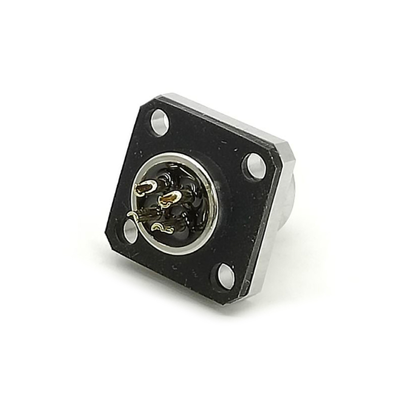 M12 Panel Receptacles A Code Straight 4pin Female Non-shield connector