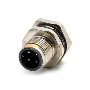 M12 Panel Receptacles A Code Straight 3pin Male Non-shield connector