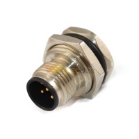 M12 Panel Receptacles A Code Straight 5pin Male Non-shield connector