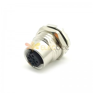 M12 Panel Receptacles B Code Straight 5 pin  Male Non-shield connector with 0.5M cable length