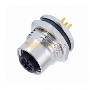 M12 Panel Receptacles A Code Straight 5pin Female Non-shield connector