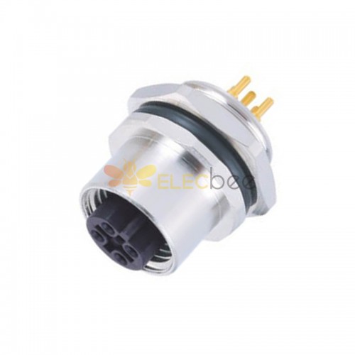 M12 Panel Receptacles B Code Straight 5pin Female Non-shield connector