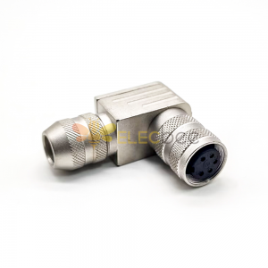 Conector de cable cableable de campo M16 hembra de 5 pines a prueba de agua IP67 Enchufe de aviación circular 6A