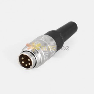 IP65 водонепроницаемый прямой штекер J09 5-контактный соединительный кабель M16 стыковочный штекерный разъем