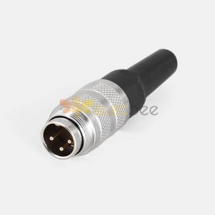 Прямой штекер J09, 3-контактный разъем M16, кабель IP65, стыковочный штекерный разъем, неэкранированный