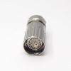 Connettori circolari M23 17 Pin Cavo femminile Plug Straight Metal Joint Segnale Circolare Scudo