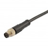 5Pin M8 Enchufe de cable de moldeo impermeable Recto hembra B Conector de codificación con cable 75CM 24AWG 75cm