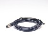 Cabo de Sensor M8 4Pinos Macho Reto de Ponta Única Condutor Plano AWG24 Revestimento de PVC 1m