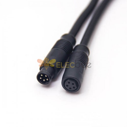 M8 Câble Fast Plug 5 Pin Mâle à Femelle Connecteur 1M