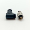 M8 8Pin Male Field Wireable Connector Waterproof IP67 90 Degree Solder Cup Terminal Unshiled Connector