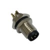 10pcs M8 4Pin conector macho impermeable IP66 soldadura cable zócalo de montaje posterior recto