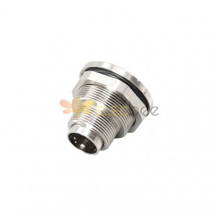 M9 7Pin Front Panel Mount Male Connector Circular Sensor Connector Solder Type for Industrial Automation Signals