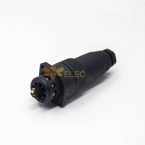 Conector circular M18 7 Pines Waterproot Field Wireable Conector Sin Escudo