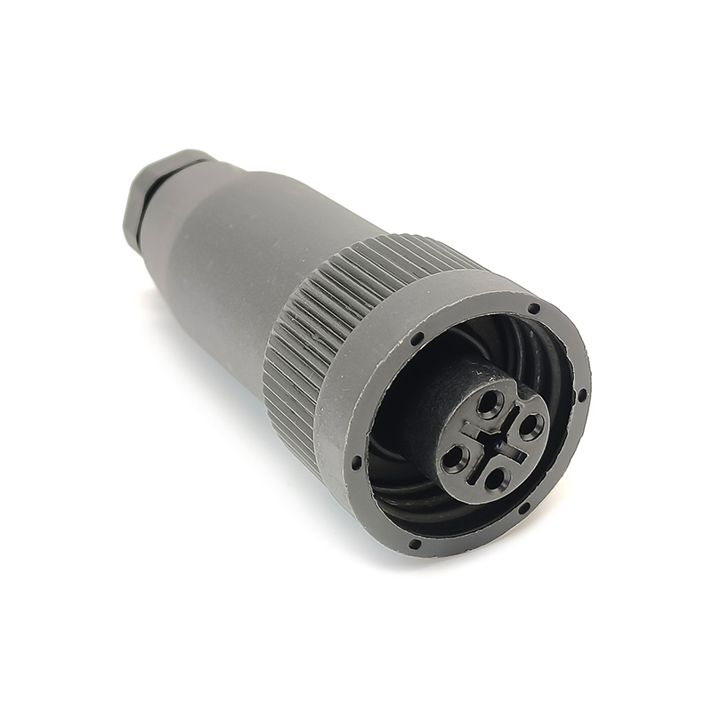 RD24 J10 Connector 4 Pin Female Waterproof Cable Plug Plistic Case Aviation Connector Non-Shield