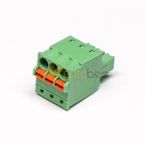 Yay lı Takılabilir PCB Konnektör Yay Düz Yeşil Crimp,Kablo Konektörü