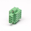 Весна Pluggable PCB разъемы через отверстие прямой зеленый разъем 5,0 мм