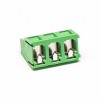 3 pin Screw Terminal Connector Green Vertical Type Through Hole for PCB