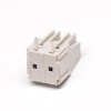 白色接線端子2芯彎式插板接PCB板安裝螺釘式接線端子 5.08mm
