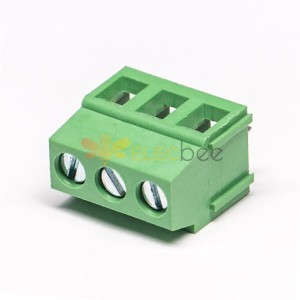 Screw Terminal Block 3pin straight PCB Mount Green Connector 3.50mm