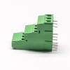 PCB接線端子 綠色3排 9芯帶9個螺釘的插拔式綠色端子接線 5.0mm