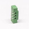 3 pin Terminal Block Connector Right Angle with 2 Screw Hole Green Pluggable Connector 3.50mm