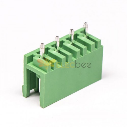 4 pin Terminal Konektör Terminal Blok Konektör Yeşil Takılabilir Tip 7.5mm