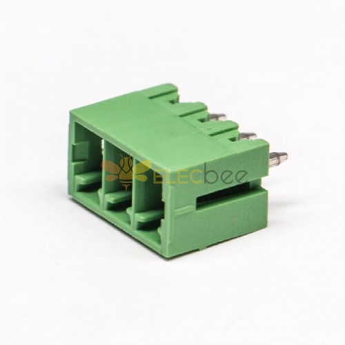 Plug-in PCB Terminal Block 3pin Crimp Connector 3.50mm