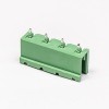 插拔式接線端子接線綠色4芯穿孔式PCB板安裝直式端子綠色 7.5mm
