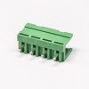 Plug in Terminal Block Connector for PCB Mount Green Straight 4pin 7.5mm