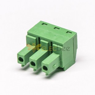 Terminal Block Types 90 Degree Right Angled Pluggable Connector 7.5mm