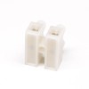 Terminal Barrier Strips Vertical Type White Panel Mount Cable Connector without Shrapnel