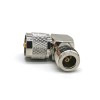 Plug UHF Macho para N Jack Fêmea Adaptador de Ângulo Reto Conector Coaxial Conversor de 90 Graus