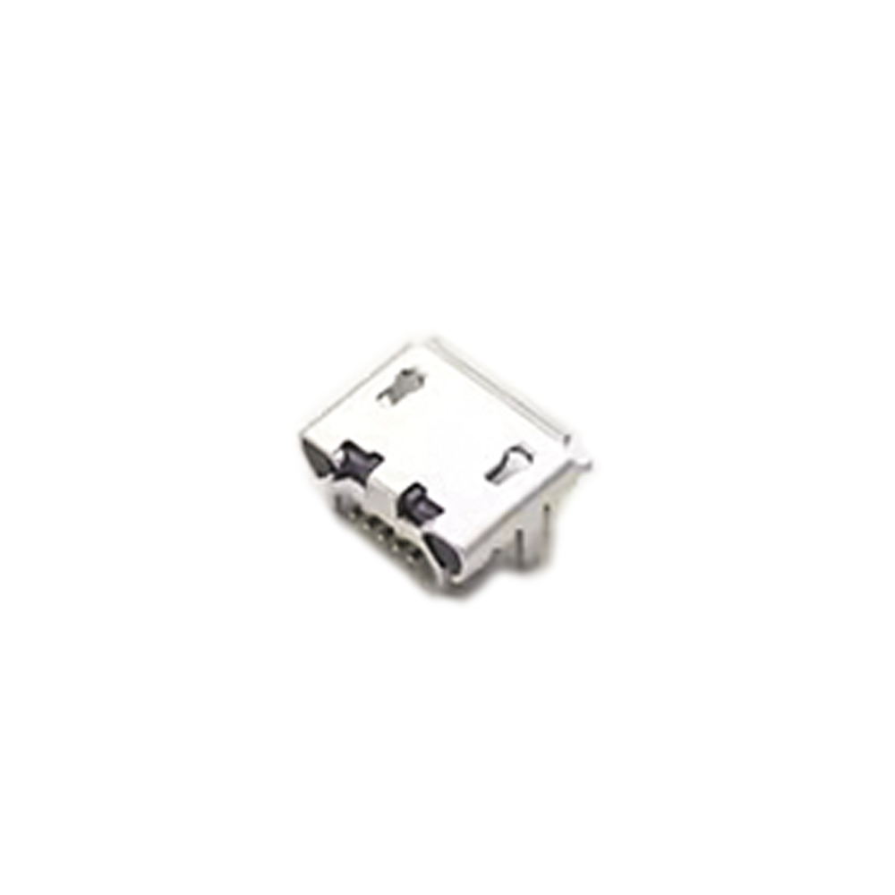 micro usb b接口5p SMT B型牛角型直式連接器5.65-4.85