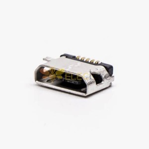 Micro USB 5 Pin Type B Straight SMT Straight Socket pour téléphone