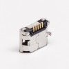 Micro USB Dual Hembra 5 Pines SMT Tipo B DIP 6.4 Recto para PCB