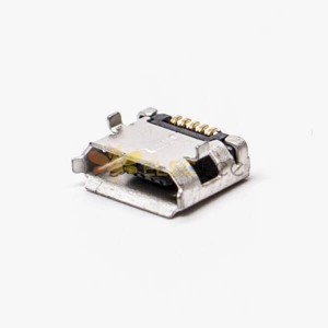 Micro USB Femelle Pinout Type B SMT DIP Type 5.65 pour PCB Mount