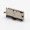 micro USB 3.0母頭直式B型焊板式連接器
