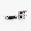 Micro USB Jack 5 Pin Tipo B Dritto Offset Tipo SMT per Telefono 9.65MM