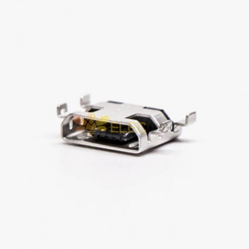 Micro USB Jack 5 Pin Type B Straight Offset Type SMT للهاتف 9.65 مللي متر 20 قطعة