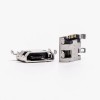 Micro USB Jack 5 Pin Type B Straight Offset Type SMT للهاتف 9.65 مللي متر 20 قطعة