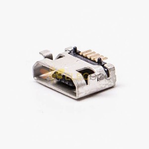 PCB Montaj için USB Micro Kadın 5 Pin SMT Type 180 Derece