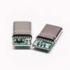 10pcs tipo C conector USB Plug 180 grau solder tipo para cabo Embalagem do carretel