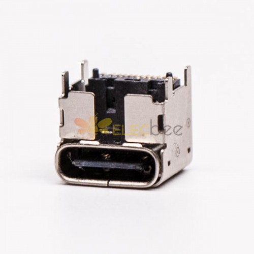10pcs Type C Female Connector Right Angled SMT for PCB Mount Normal packing