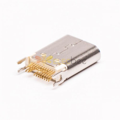 10pcs USB 3.0 Type C Connector Female Straight Edge Mount for PCB Reel packing