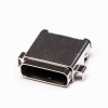10pcs USB C tipo hembra 90 grados SMT tipo de compensación Embalaje normal