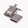 10pcs USB Shell Conectores Tipo C 180 Grau Embalagem do carretel