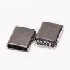 10pcs USB Tipo C Conector enchufe recto 24 pines a través del agujero para montaje en placa CI Embalaje de carretes